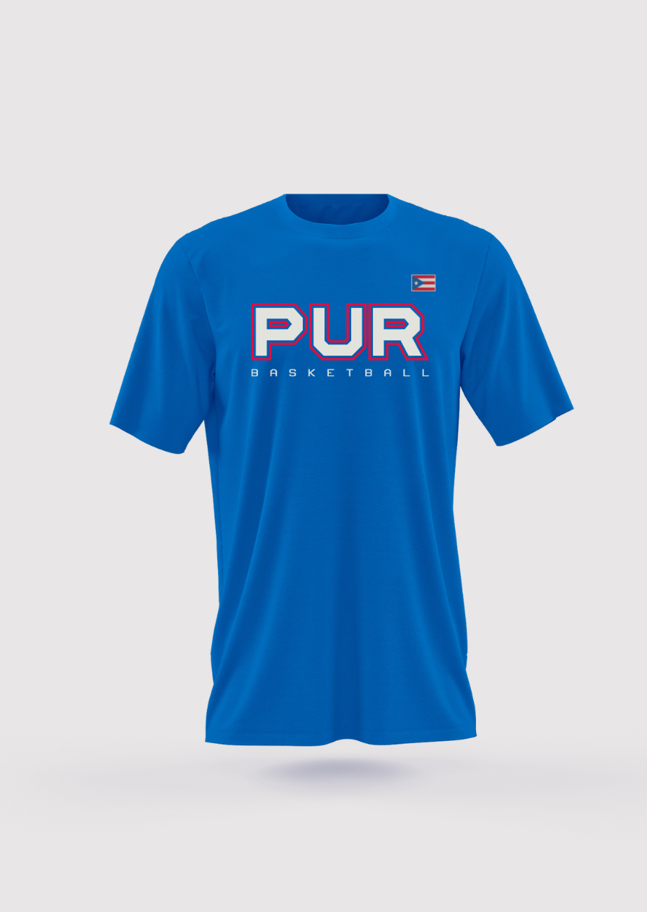 PUR Basketball Blue T-Shirt