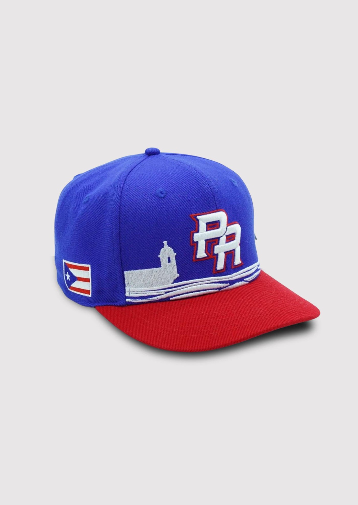 Puerto Rico Blue Baseball Adjustable Snapback Hat - Low Stock